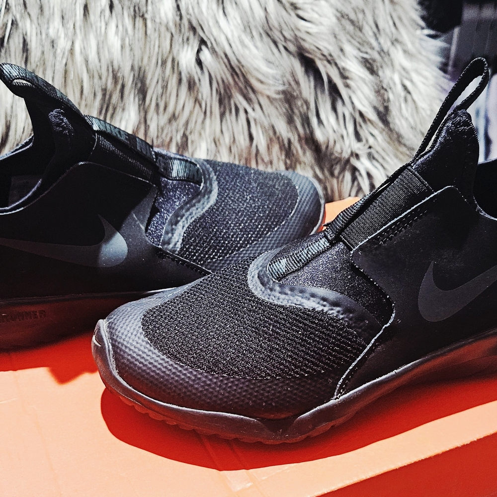 Nike Black Slip-On Sneakers